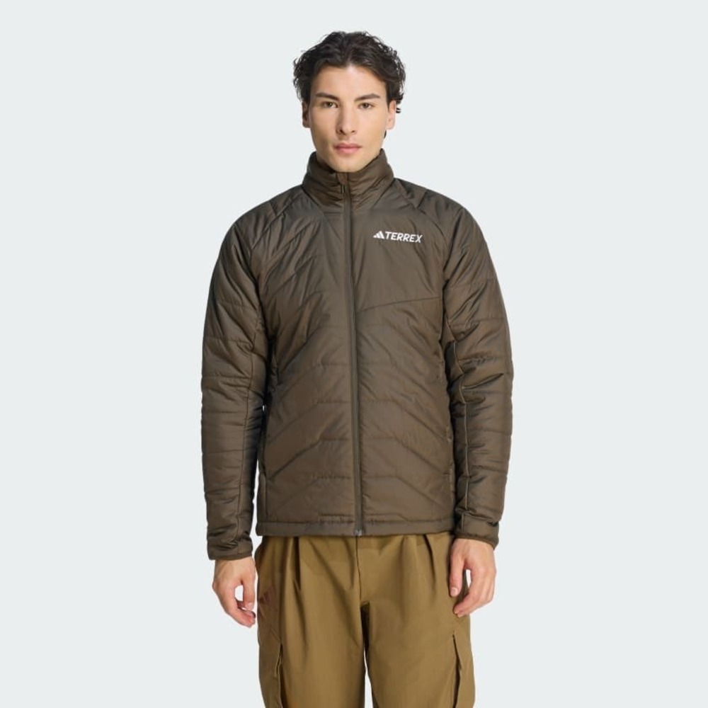 Adidas Terrex Helionic Hooded Insulation Jacket Olive Green Puffer 2XL HF0000